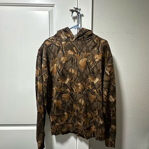 Old Navy Brown Camouflage Hoodie